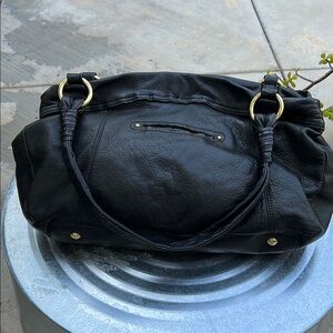 Black Leather BMakowsky Handbag. This is FOR SALE